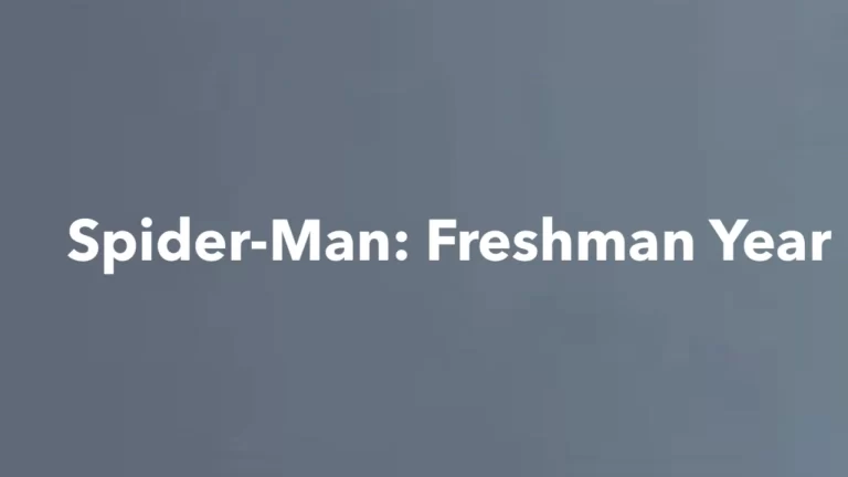 Spider-Man: Freshman Year